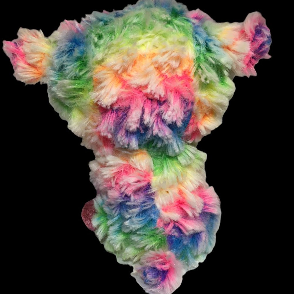 Ty Daffodil Rainbow Lamb Beanie Boos Pink Glitter Eyes & Feet Sheep Goat 6" - Picture 3 of 7